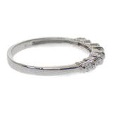 K14WG デザイン ジュエリー 9号 リング K14ホワイトゴールド ダイヤモンド レディース【中古】【Aランク】