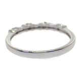 K14WG デザイン ジュエリー 9号 リング K14ホワイトゴールド ダイヤモンド レディース【中古】【Aランク】