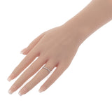 K14WG デザイン ジュエリー 9号 リング K14ホワイトゴールド ダイヤモンド レディース【中古】【Aランク】