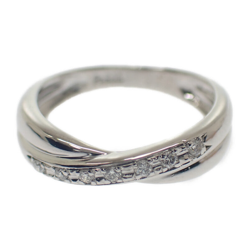 デザインジュエリー ツイスト ピンキー 4号 リング Pt900プラチナ