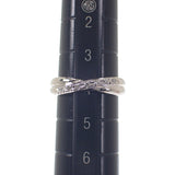 デザインジュエリー ツイスト ピンキー 4号 リング Pt900プラチナ ダイヤモンド レディース【中古】【Aランク】