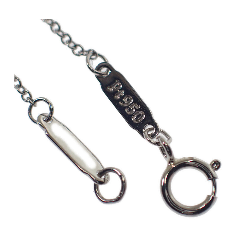 ティファニー TIFFANY&Co. スクエアペンダント ネックレス Pt950プラチナ ダイヤモンド レディース【中古】【Aランク】