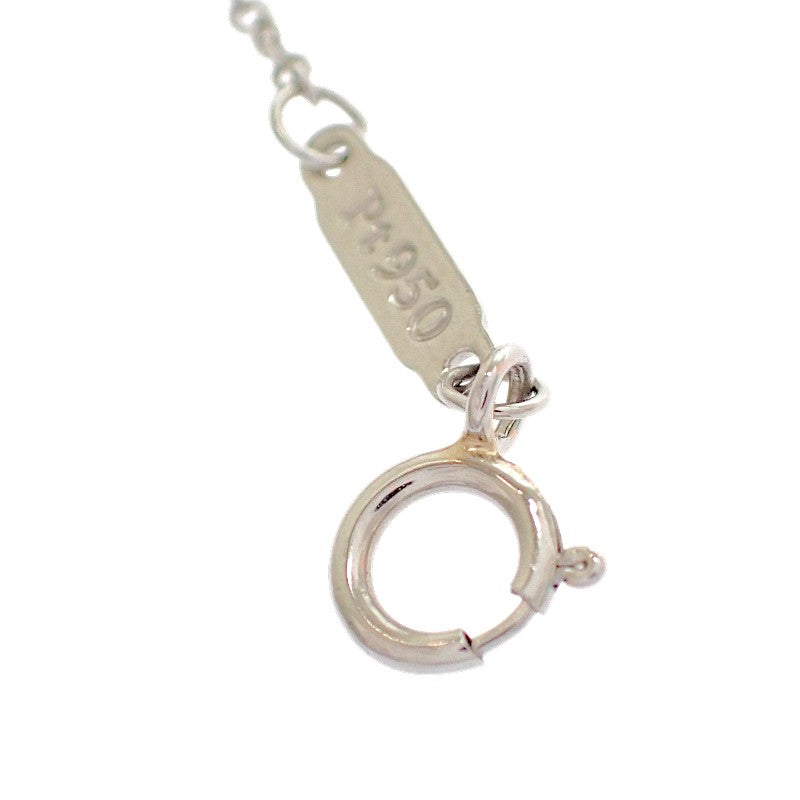 蒂芙尼 TIFFANY&Co. 方形吊墜項鍊 Pt950鉑金 鑽石 女款【中古】【A級】