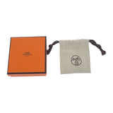 エルメス HERMES ミニ ポップH ピアス メタル ホワイト ゴールド レディース【中古】【Aランク】