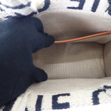 セリーヌ CELINE スモールカバ タイス テキスタイル 199162EG8.01WB 2WAYバッグ ハンドバッグ ショルダーバッグ コットン レザー ホワイト ブラック レディース【中古】【Aランク】