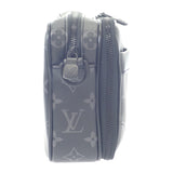 ルイヴィトン LOUIS VUITTON アルファ・メッセンジャー M46955 ショルダーバッグ モノグラムエクリプス ブラック メンズ【中古】【Aランク】