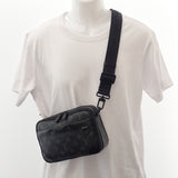 ルイヴィトン LOUIS VUITTON アルファ・メッセンジャー M46955 ショルダーバッグ モノグラムエクリプス ブラック メンズ【中古】【Aランク】