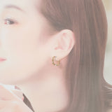 ティファニー TIFFANY&Co. ロック スモール 74366198 ピアス K18イエローゴールド レディース【中古】【Aランク】