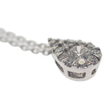 ヴァンドーム VANDOME ドロップオブガーランド APVN1806-43DI ネックレス Pt850プラチナ Pt950プラチナ ダイヤモンド レディース【中古】【Aランク】