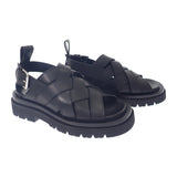 ボッテガヴェネタ BOTTEGA VENETA ラグ ストラップ 755129VBS501000 サンダル ブラック 41(日本サイズ約26cm) メンズ【中古】【SAランク】