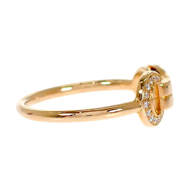 卡地亞 CARTIER Amulette 半鑽戒指 8號 B4209348 18K玫瑰金 鑽石 金色 女士【中古】【A級】