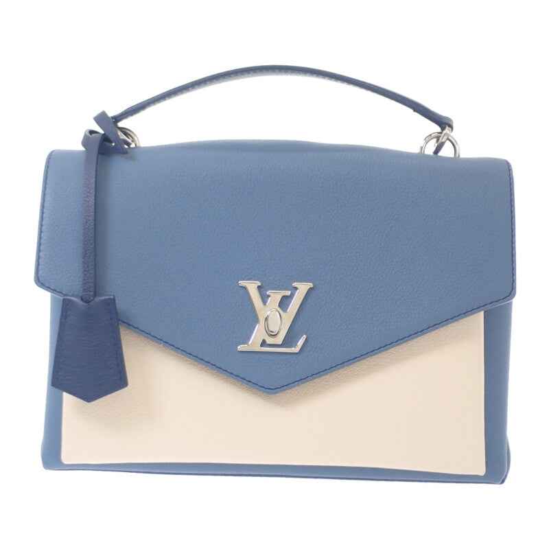 ルイヴィトン LOUIS VUITTON マイロックミー M51415 2WAYバッグ トリヨンクレマンス ブルー アイボリー シルバー金具 レディース【中古】【Aランク】