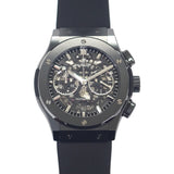 ウブロ HUBLOT クラシック・フュージョン アエロ ブラックマジック 525.CM.0170.RX 腕時計 セラミック ラバー 自動巻き スケルトン文字盤 メンズ【中古】【Aランク】