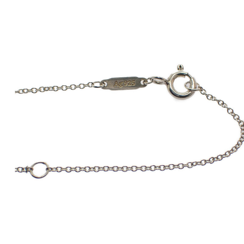 TIFFANY&Co. 蒂芙尼 藍色 雙心吊牌 Return to Tiffany 小號 70951541 項鍊 純銀 銀色 女士【二手】【A級】