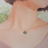 ティファニー TIFFANY&Co. ブルー ダブル ハート タグ リターントゥ スモール 70951541 ネックレス スターリングシルバー レディース【中古】【Aランク】