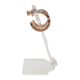 エルメス HERMES オランプPM ピアス メタル ヴォーエプソン エトゥープ ピンクゴールド ベージュ レディース【中古】【Aランク】