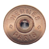 エルメス HERMES オランプPM ピアス メタル ヴォーエプソン エトゥープ ピンクゴールド ベージュ レディース【中古】【Aランク】