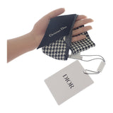 クリスチャンディオール Christian Dior ミッツァ 30モンテーニュ 千鳥格子 美品 15MON106I601 スカーフ シルク ブラック ホワイト レディース【中古】【SAランク】