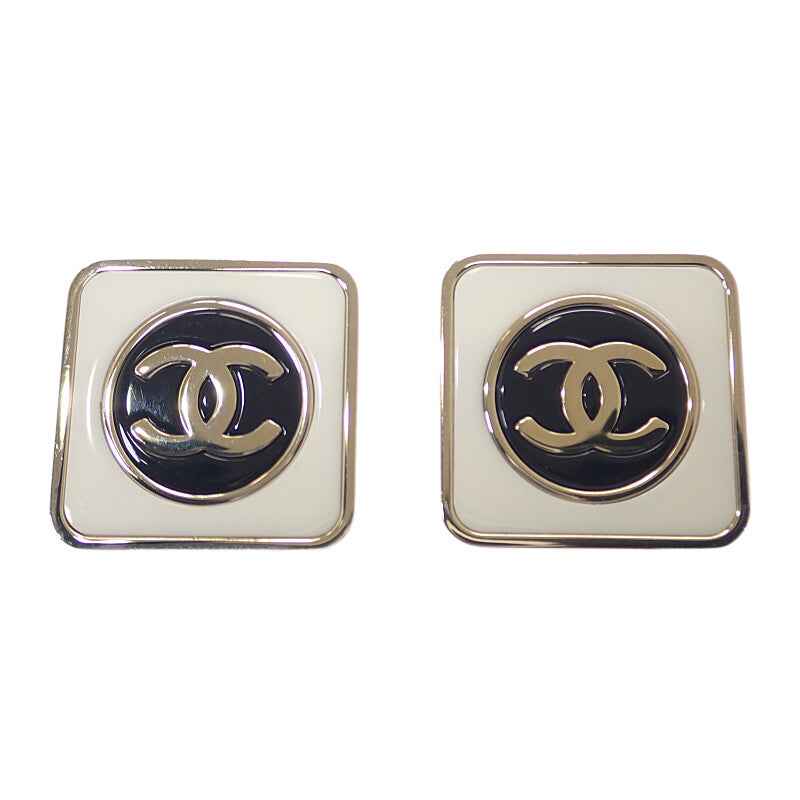 シャネル CHANEL CCスクエア ココマーク 上品 AB9777 ピアス メタル ゴールド レディース【中古】【Aランク】