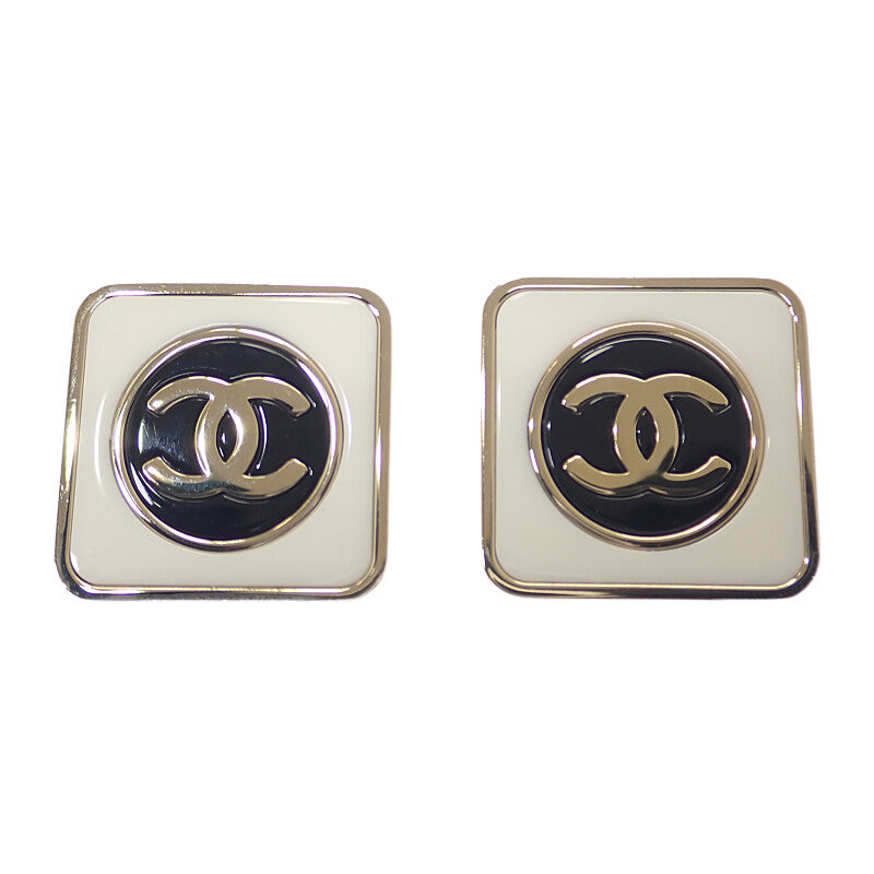 シャネル CHANEL CCスクエア ココマーク 上品 AB9777 ピアス メタル ゴールド レディース【中古】【Aランク】