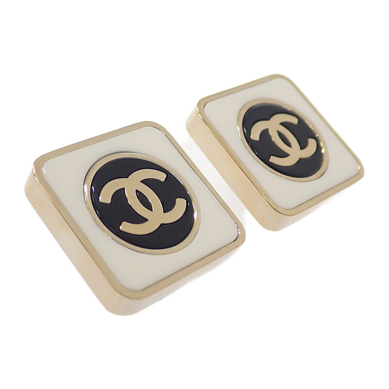 シャネル CHANEL CCスクエア ココマーク 上品 AB9777 ピアス メタル ゴールド レディース【中古】【Aランク】