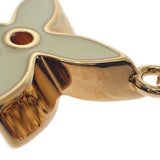 ルイヴィトン LOUIS VUITTON フルールドゥモノグラム M65111 バッグチャーム メタル ゴールド アイボリー ベージュ レディース【中古】【Aランク】