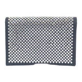 プラダ PRADA ストラップ付き 1MR024_2AWL_F0T7O カードケース シルク ブラック シルバー金具 レディース【中古】【Aランク】