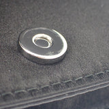 プラダ PRADA ストラップ付き 1MR024_2AWL_F0T7O カードケース シルク ブラック シルバー金具 レディース【中古】【Aランク】