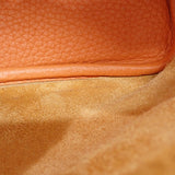 エルメス HERMES ピコタンPM 可愛い 上品 ハンドバッグ トリヨンクレマンス オレンジ シルバー金具 レディース【中古】【Aランク】