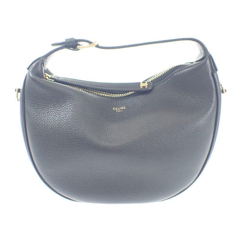 セリーヌ CELINE Teen Celine Lulu 120723ENY.38NO 2WAYバッグ ハンドバッグ ショルダーバッグ グレインカーフレザー ブラック ゴールド金具 レディース【中古】【Aランク】
