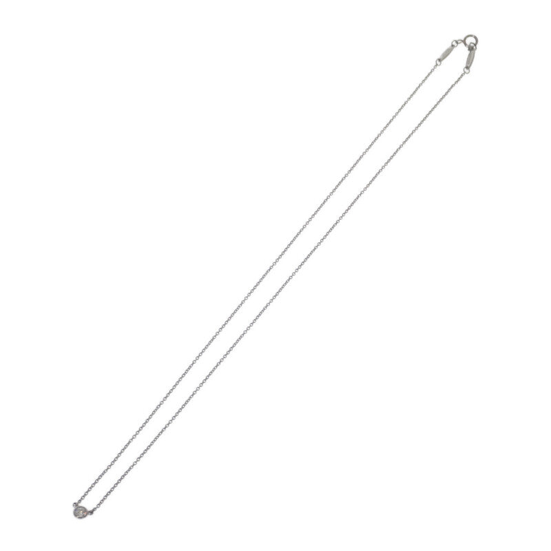 ティファニー TIFFANY&Co. バイザヤード ペンダント ネックレス Pt950プラチナ ダイヤモンド レディース【中古】【Aランク】