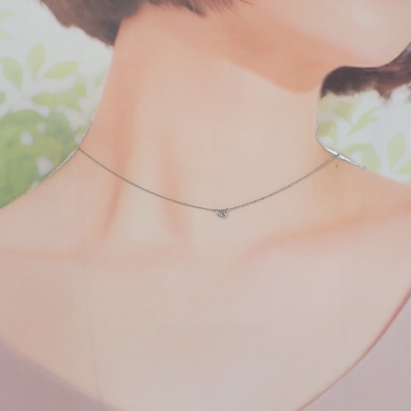 TIFFANY&Co. 蒂芙尼 By The Yard 項鍊 鉑金950 鑽石 女款【二手】【A級】