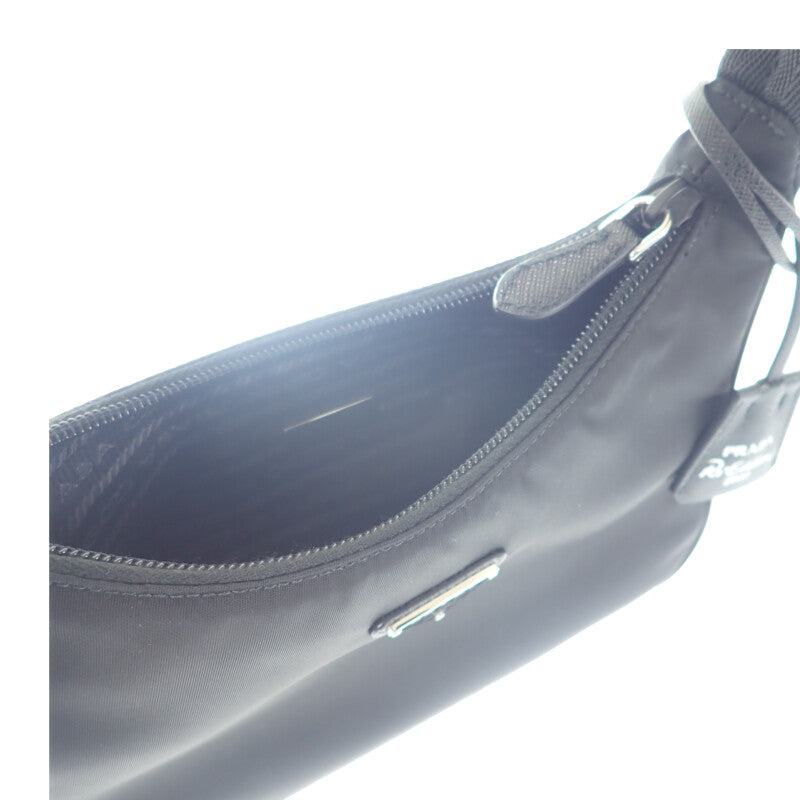 プラダ PRADA Re-Edition 2000 ミニバッグ 1NE515_2DH0_F0002 ショルダーバッグ ナイロン レザー ブラック NERO レディース【中古】【Aランク】