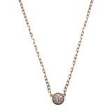 カルティエ CARTIER ダムール スモールモデル B7215700 ネックレス K18ピンクゴールド ダイヤモンド レディース【中古】【Aランク】