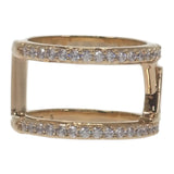 ルイヴィトン LOUIS VUITTON LV アイコニック ストラス 10号 S M1463S リング GP ラインストーン レディース【中古】【Aランク】