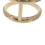 ルイヴィトン LOUIS VUITTON LV アイコニック ストラス 10号 S M1463S リング GP ラインストーン レディース【中古】【Aランク】