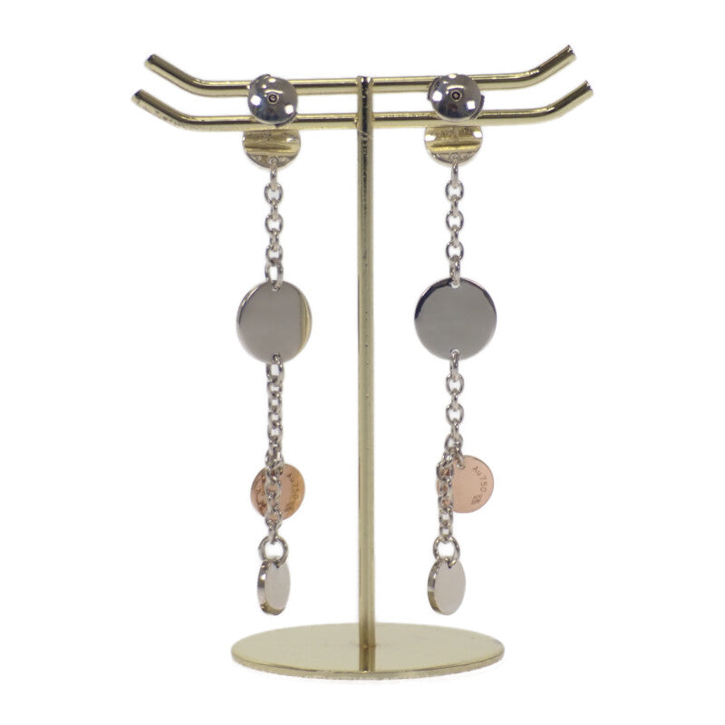 エルメス HERMES コンフェッティ セリエ ピアス シルバー925 K18ピンクゴールド レディース【中古】【Aランク】