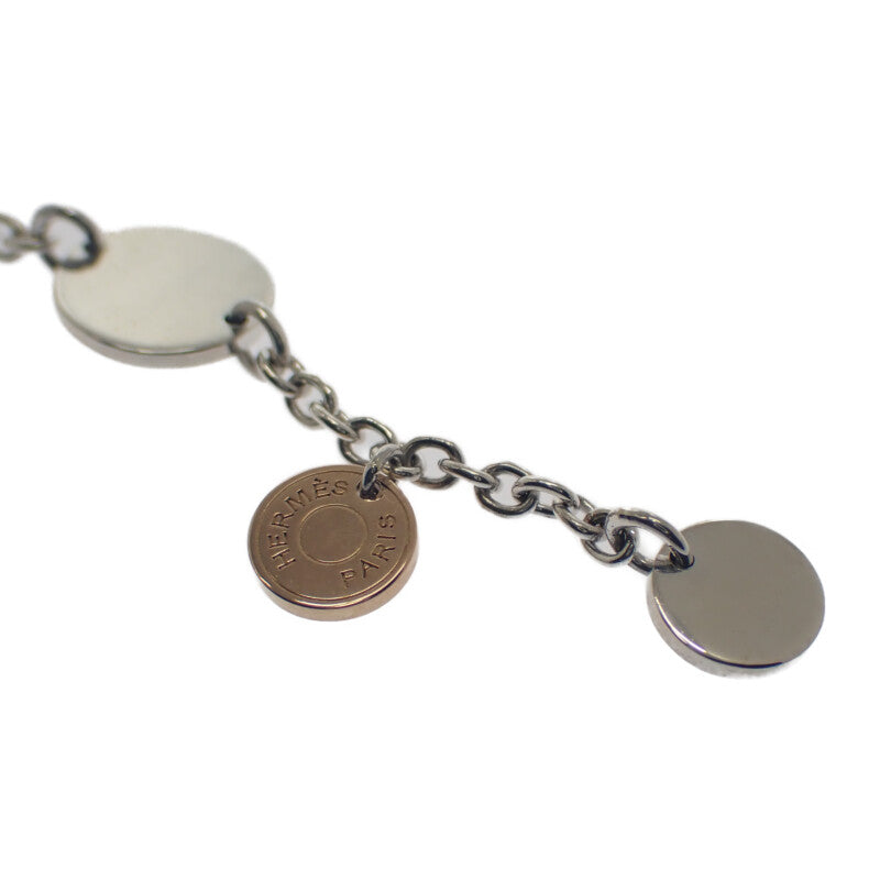 エルメス HERMES コンフェッティ セリエ ピアス シルバー925 K18ピンクゴールド レディース【中古】【Aランク】