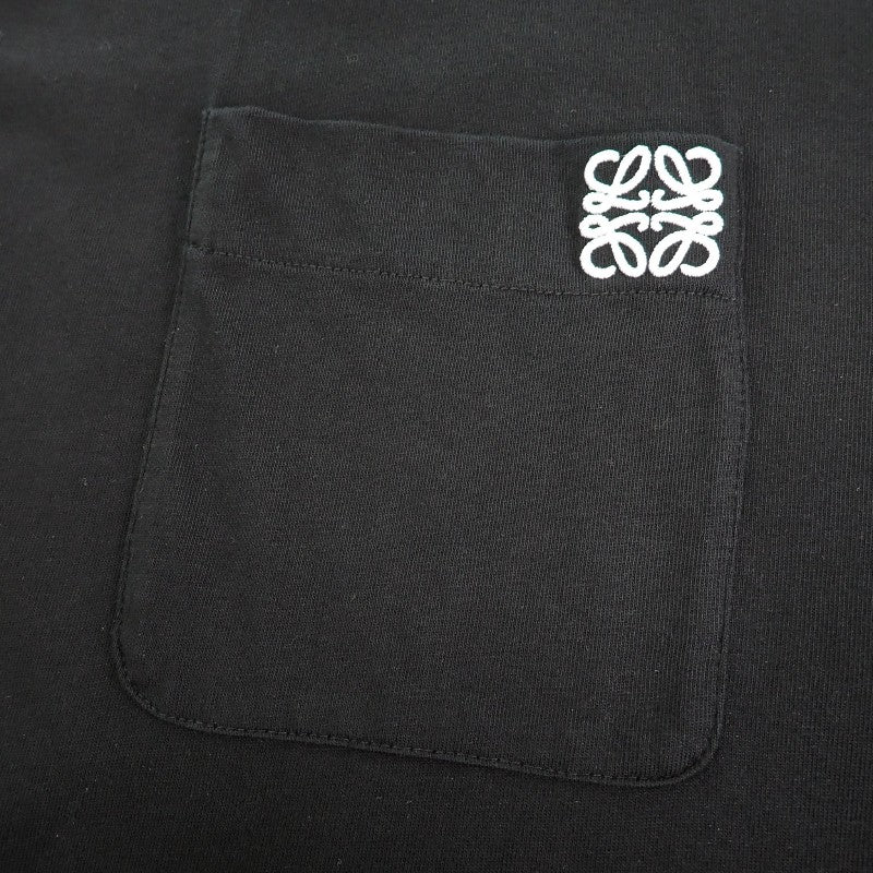 【商談中/対象者以外注文不可】ロエベ LOEWE ロングスリーブ L H526Y24J04 長袖Tシャツ コットン ブラック メンズ レディース【中古】【Aランク】