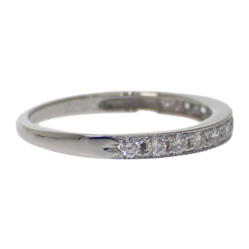 デザインジュエリー ハーフダイヤ 7号 リング Pt900プラチナ ダイヤモンド レディース【中古】【Aランク】