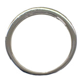 デザインジュエリー ハーフダイヤ 7号 リング Pt900プラチナ ダイヤモンド レディース【中古】【Aランク】