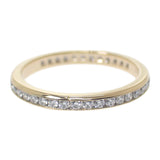 ティファニー TIFFANY&Co. チャネルセッティングダイヤ フルエタニティ 上品 11.5号 リング K18イエローゴールド レディース【中古】【Aランク】