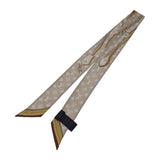 ルイヴィトン LOUIS VUITTON バンドーBB・アルティメット モノグラム M77777 スカーフ シルク ベージュ ホワイト レディース【中古】【Aランク】