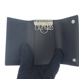 ロエベ LOEWE 鍵 C660K92X01 キーケース カーフ ソフトグレインカーフ ブラック メンズ レディース【中古】【SAランク】