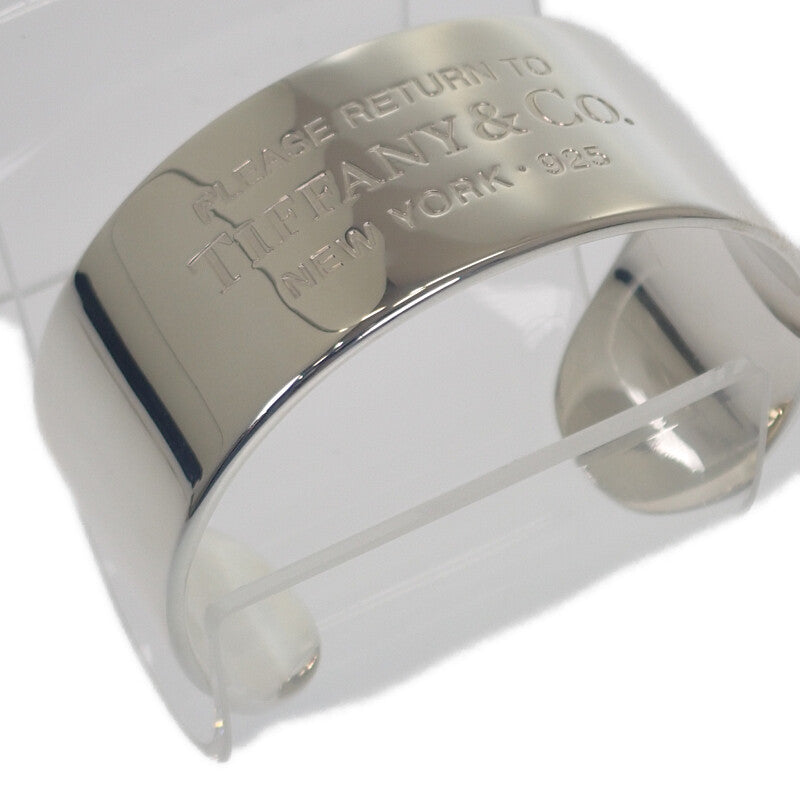 ティファニー TIFFANY&Co. ワイドカフ リターントゥ ラージ 68175895 バングル シルバー925 レディース【中古】【Aランク】
