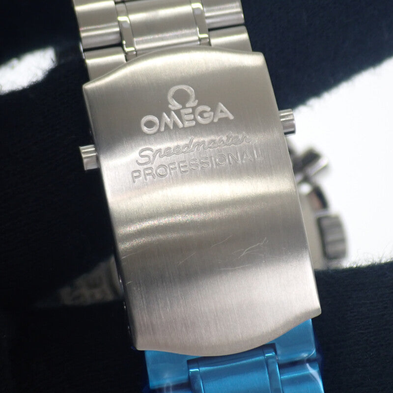 歐米茄 OMEGA 超霸專業月相錶 3575.30 腕錶 不鏽鋼 手動上鍊 銀色錶盤 男士【中古】【A級品】