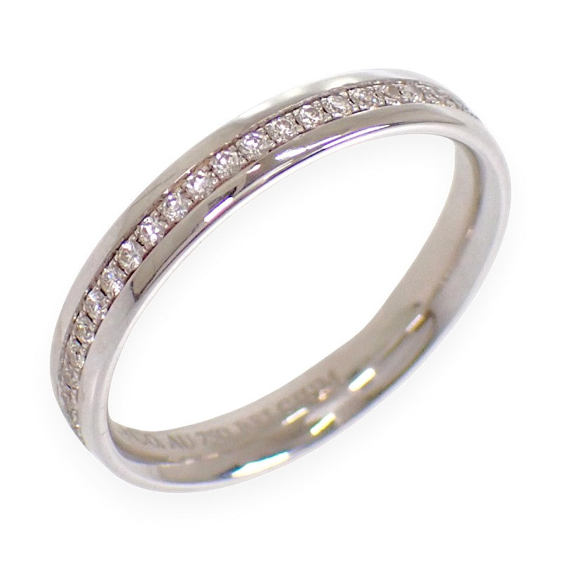 ティファニー TIFFANY&Co. メトロ フルサークル フルエタニティ 9号 リング K18ホワイトゴールド ダイヤモンド レディース【中古】【Aランク】