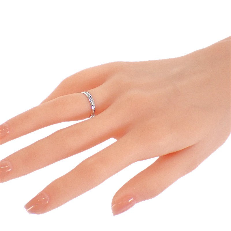 ティファニー TIFFANY&Co. メトロ フルサークル フルエタニティ 9号 リング K18ホワイトゴールド ダイヤモンド レディース【中古】【Aランク】