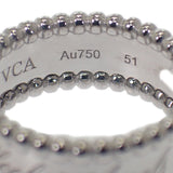 ヴァンクリーフ&アーペル Van Cleef & Arpels ペルレ シニアチュール 11号 VCARN32351 リング K18ホワイトゴールド #51 レディース【中古】【Aランク】