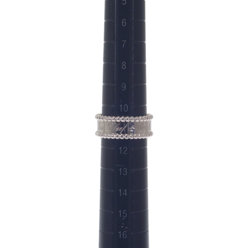 ヴァンクリーフ&アーペル Van Cleef & Arpels ペルレ シニアチュール 11号 VCARN32351 リング K18ホワイトゴールド #51 レディース【中古】【Aランク】